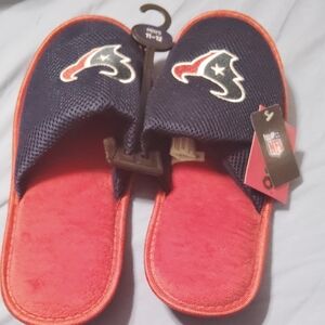 NFL Houston Texans Team Logo Slippers